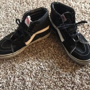 Black high top Vans